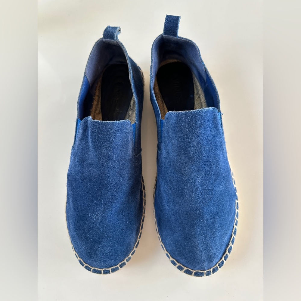 Vince - Robin blue suede espadrille loafers - 8